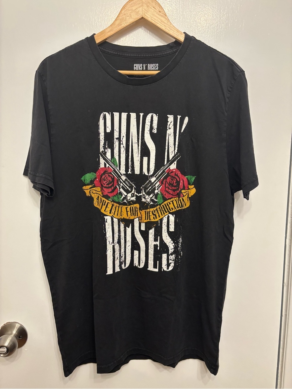 Guns N' Roses Black Graphic Logo Tee